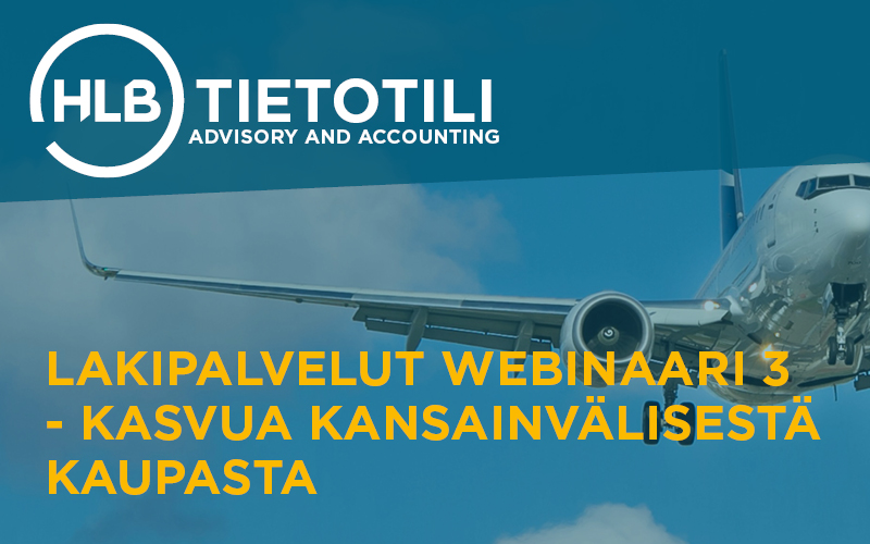 Featured image for “Lakipalvelut webinaari 3 – Kasvua kansainvälisestä kaupasta: vienti ja hankintasopimukset (ti 14.5. ja pe 17.5.)”